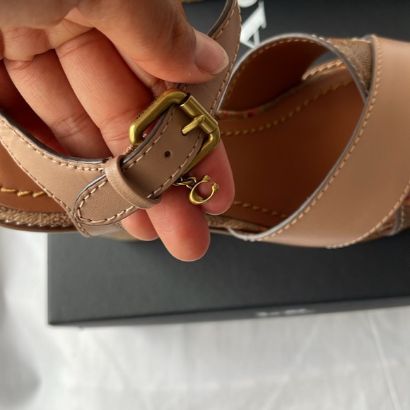 Coach Cross Wedge Sandal - Picture 6 of 7